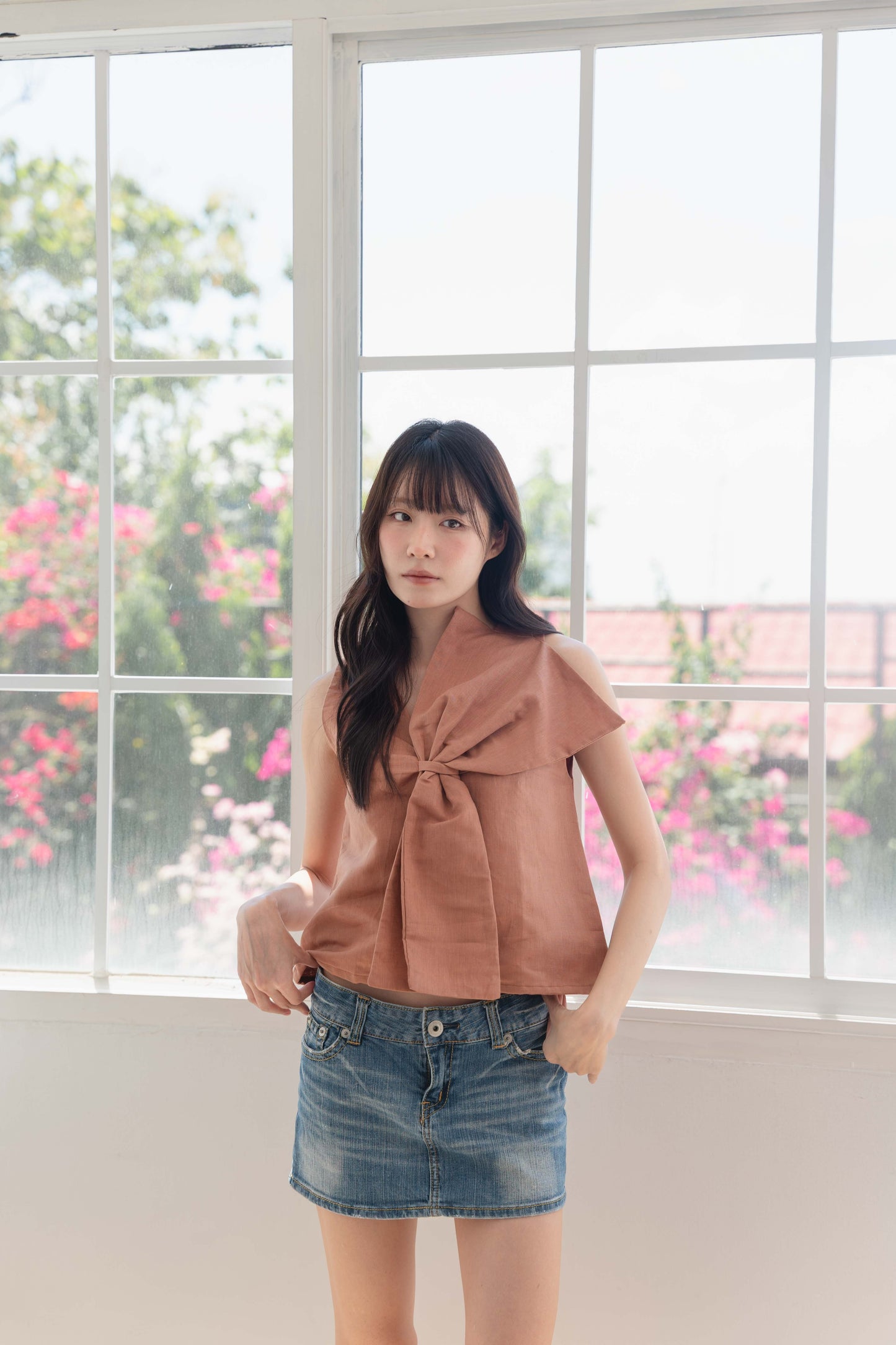 Bianca Top in Mocha Mousse