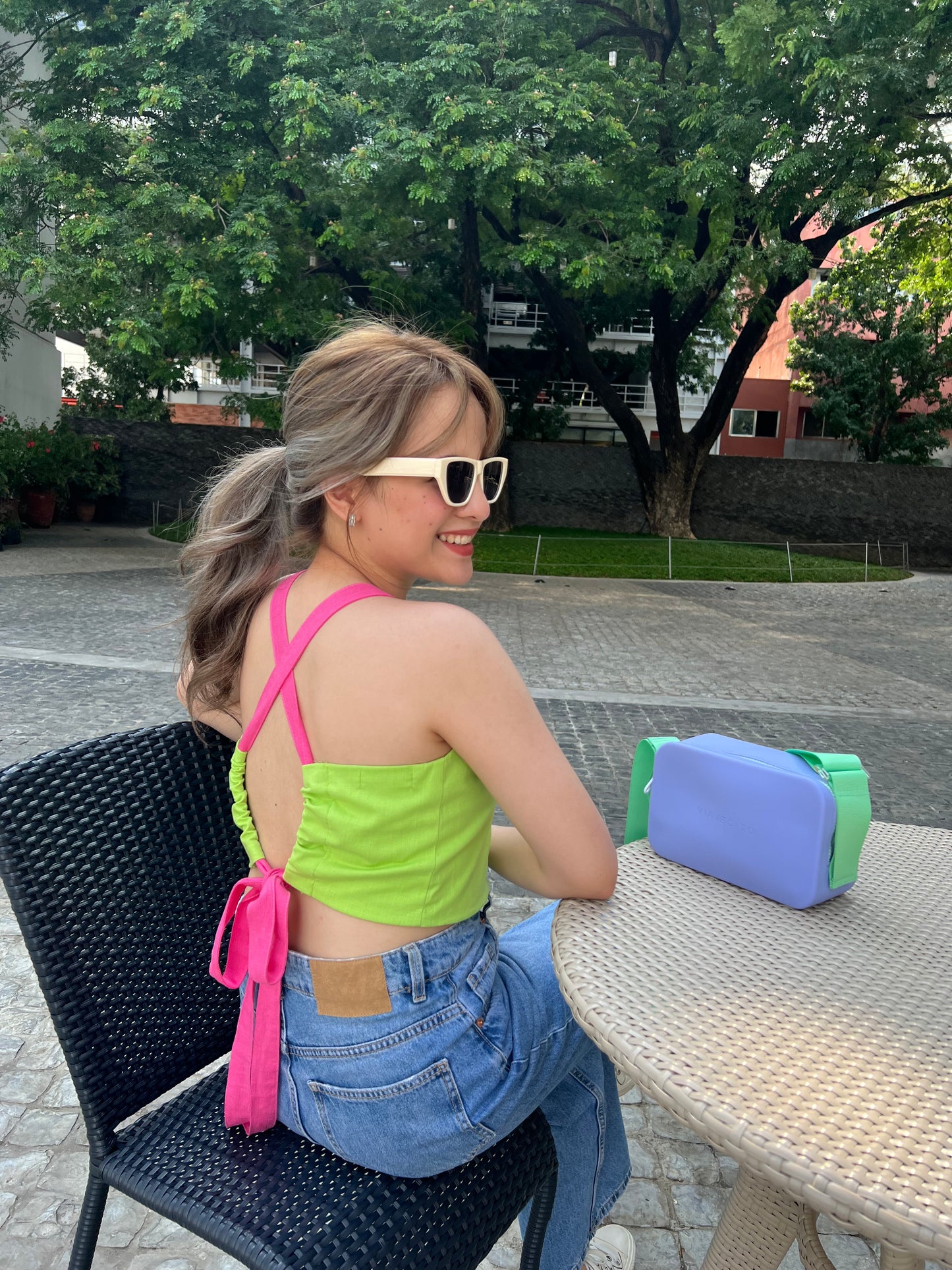 Lexi Tie Back Crop Top