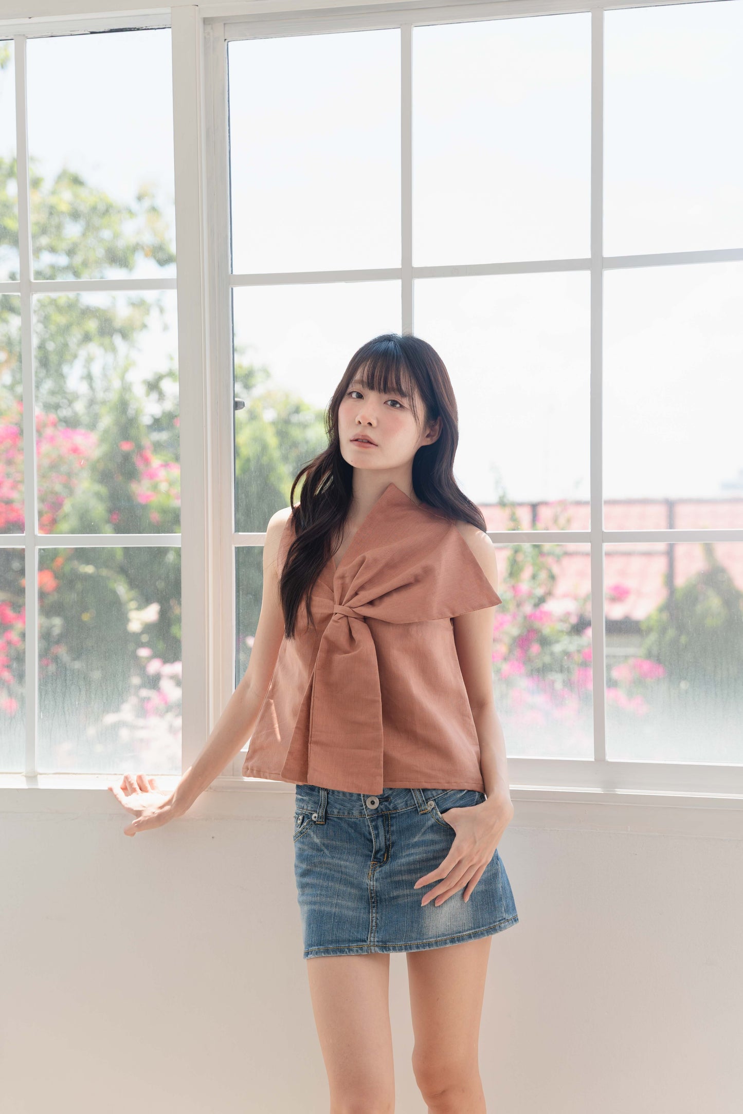Bianca Top in Mocha Mousse