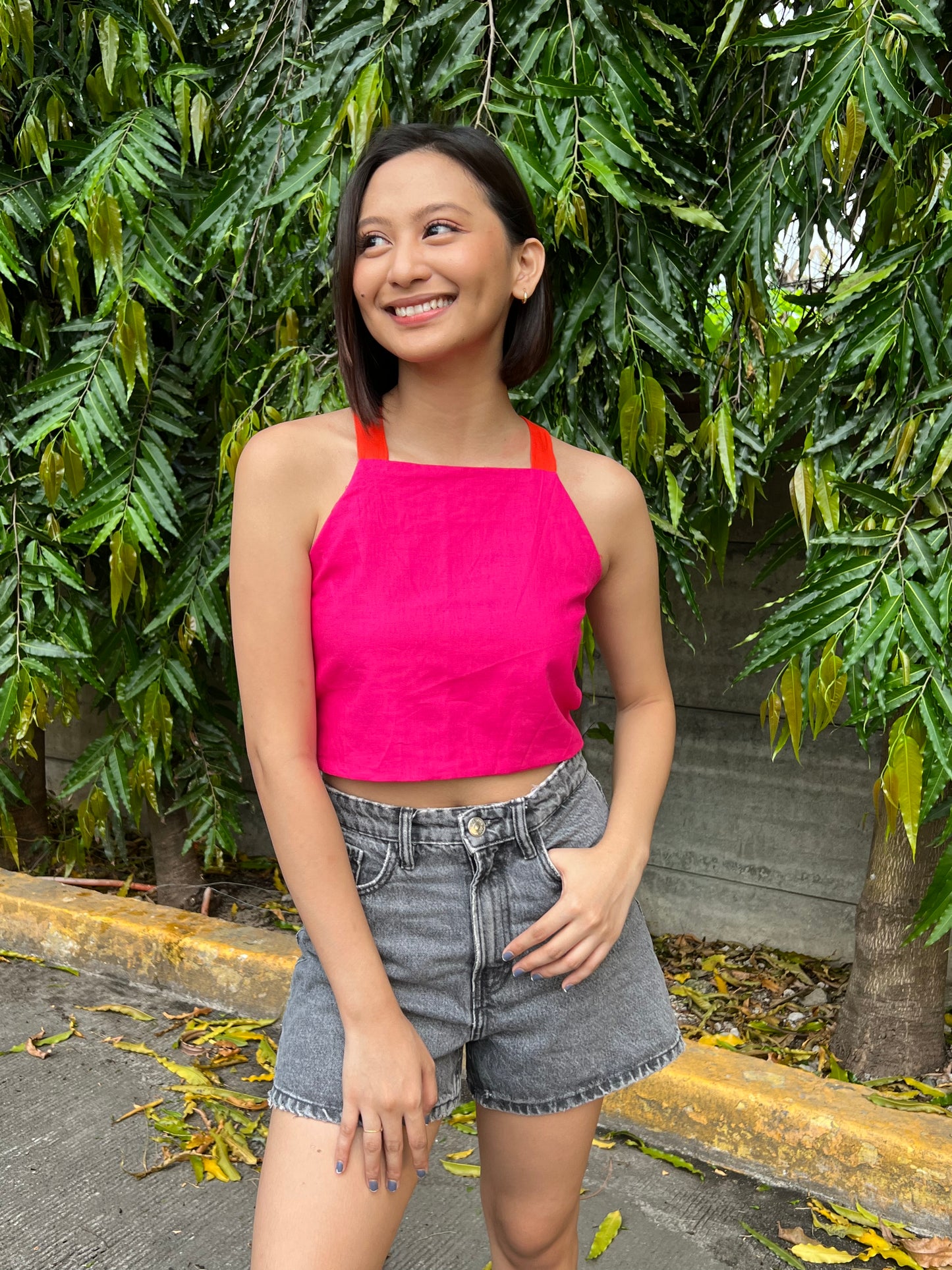 Lexi Tie Back Crop Top